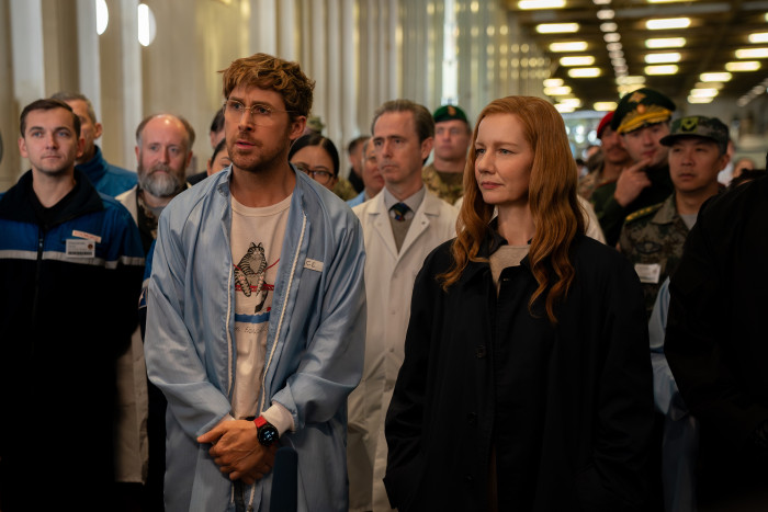 Sandra Hüller spielt Eva Stratt,  Leiterin des Projekts Hail Mary. (Bild: Sony Pictures)